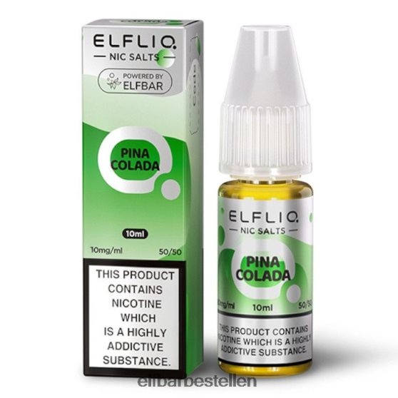 ELFBAR- 4PZ460175elfvloeibare zouten - pina colada - 10 ml-10 mg/ml elf bar pods bestellen