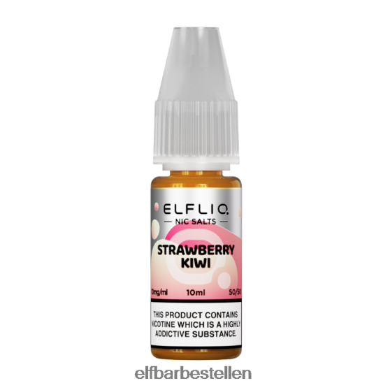 ELFBAR- 4PZ460180elfliq nic-zouten - aardbei-kiwi - 10 ml-10 mg/ml elf bar nederland
