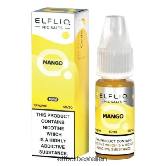 ELFBAR- 4PZ460189elfvloeibare zouten - mango - 10ml-20 mg/ml elf bar nederland