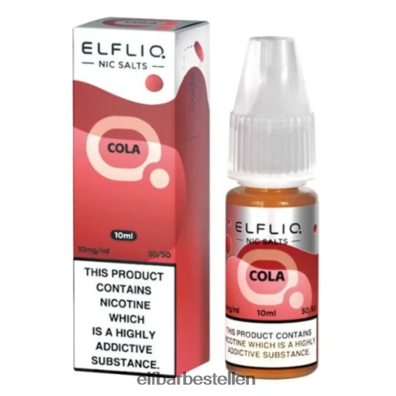 ELFBAR- 4PZ460193elfliq nic-zouten - cola - 10 ml-5 mg elf bar pods bestellen