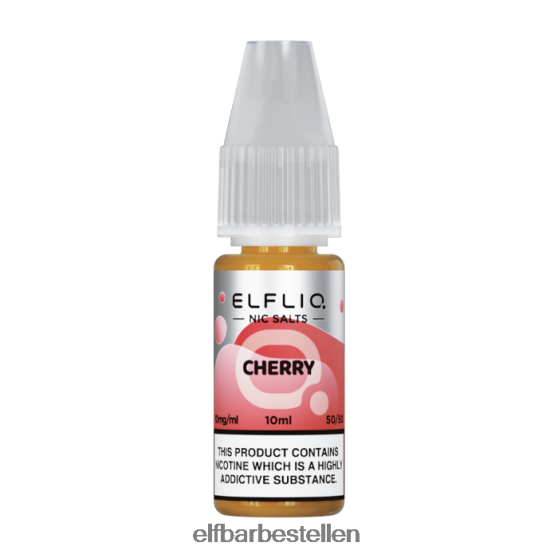 ELFBAR- 4PZ460198elfliq nic-zouten - kers - 10 ml-5 mg elf bar nederland