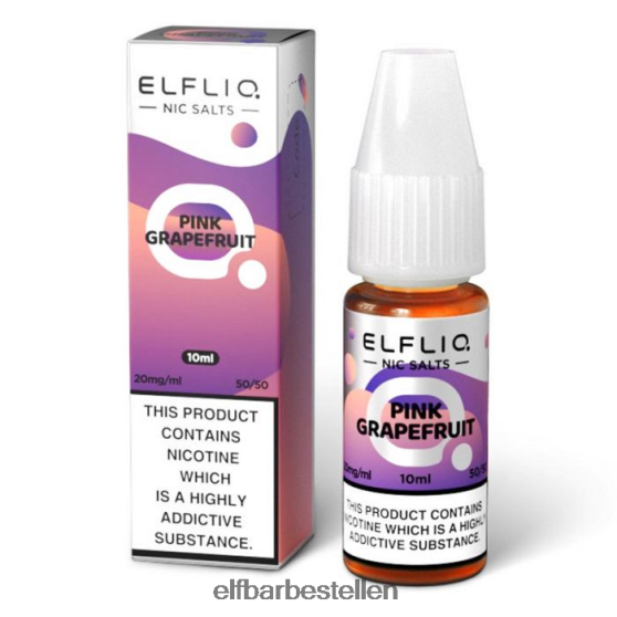 ELFBAR- 4PZ460201elfliq roze grapefruit-nic-zouten - 10 ml-5 mg elfbar bestellen