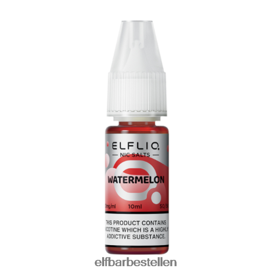 ELFBAR- 4PZ460204elfliq watermeloen-nic-zouten - 10 ml-10 mg/ml elfbar bestellen mit nikotin