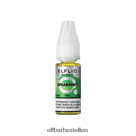 ELFBAR- 4PZ460207elfliq groene munt-nic-zouten - 10 ml-10 mg/ml elf bar nederland