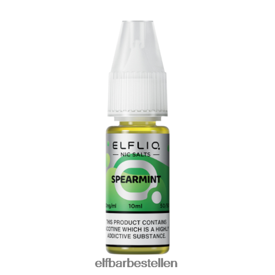 ELFBAR- 4PZ460208elfliq groene munt-nic-zouten - 10 ml-20 mg/ml elf bar bestellen