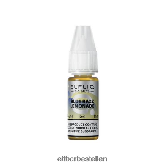 ELFBAR- 4PZ460217elfliq blauwe razz limonade-nic zouten - 10 ml-10 mg/ml elf bar bestellen