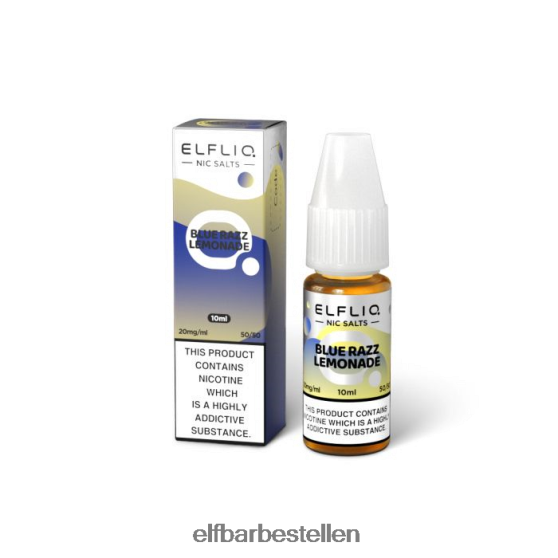 ELFBAR- 4PZ460218elfliq blauwe razz limonade-nic zouten - 10 ml-20 mg/ml elf bar bestellen nederland