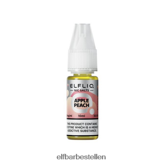 ELFBAR- 4PZ460219elfliq appel-perzik-zouten - 10 ml-10 mg/ml elfbar bestellen