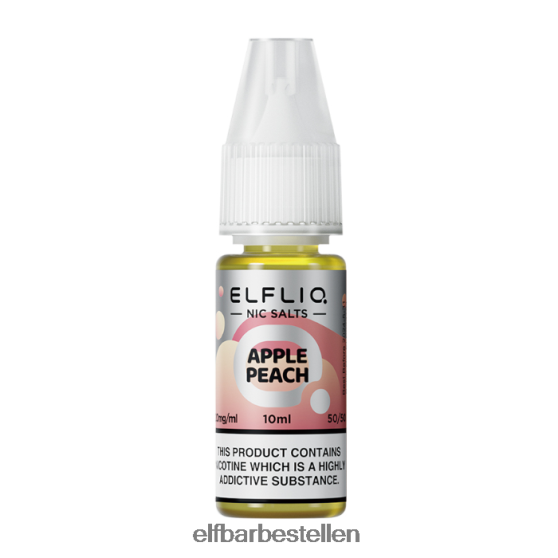 ELFBAR- 4PZ460220elfliq appel-perzik-zouten - 20 ml-20 mg/ml elf bar pods bestellen