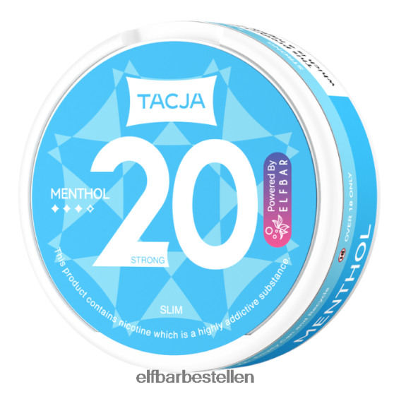 ELFBAR- 4PZ460223tacja nicotinezakje - menthol - 1 pakje - 20 mg/g elf bar ohne nikotin bestellen