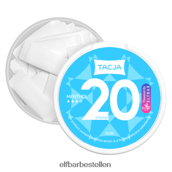 ELFBAR- 4PZ460223tacja nicotinezakje - menthol - 1 pakje - 20 mg/g elf bar ohne nikotin bestellen
