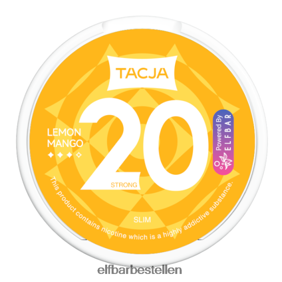ELFBAR- 4PZ460224tacja nicotinezakje - citroenmango - 1 pakje - 20 mg/g elfbar 624 bestellen