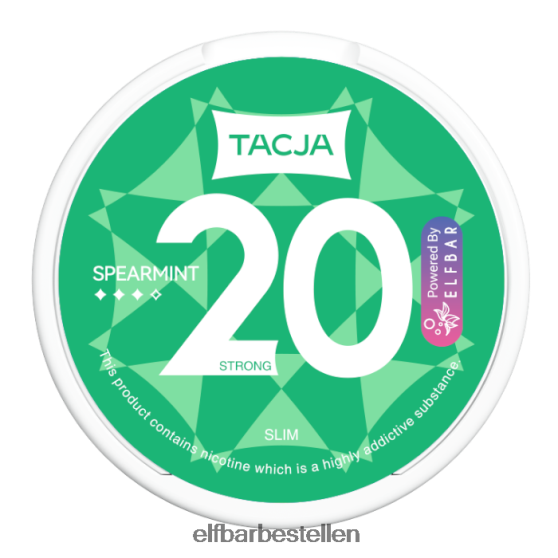 ELFBAR- 4PZ460226tacja nicotinezakje - groene munt - 1 pakje - 18 mg/g elf bar bestellen