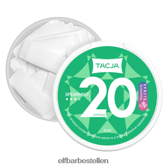 ELFBAR- 4PZ460227tacja nicotinezakje - groene munt - 1 pakje - 20 mg/g elf bar bestellen nederland
