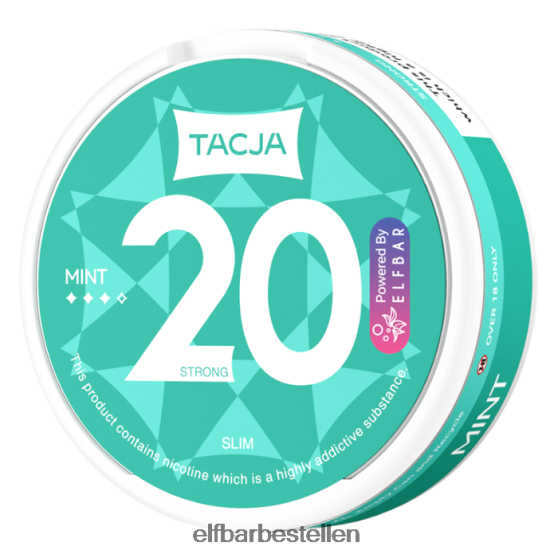 ELFBAR- 4PZ460231tacja nicotinezakje - mint - 1 pak - 12 mg/g elfbar bestellen mit nikotin