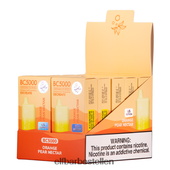 ELFBAR- 4PZ460251oranje perennectar bc5000 consument - 50 mg - enkelvoudig elfbar 627 bestellen