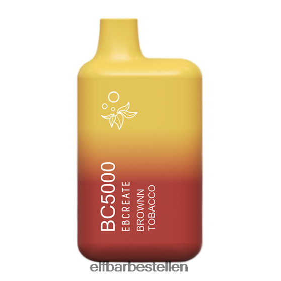 ELFBAR- 4PZ460255brownn tabak bc5000 consument - 40 mg - enkelvoudig elfbar bestellen