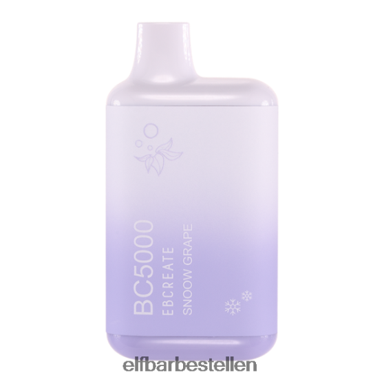 ELFBAR- 4PZ460263snoow druif bc5000 consument - 50 mg - enkelvoudig elf bar bestellen nederland