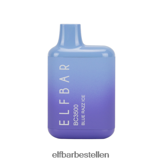 ELFBAR- 4PZ460288blue razz ice 3500 consument - enkelvoudig - 50mg elf bar nederland