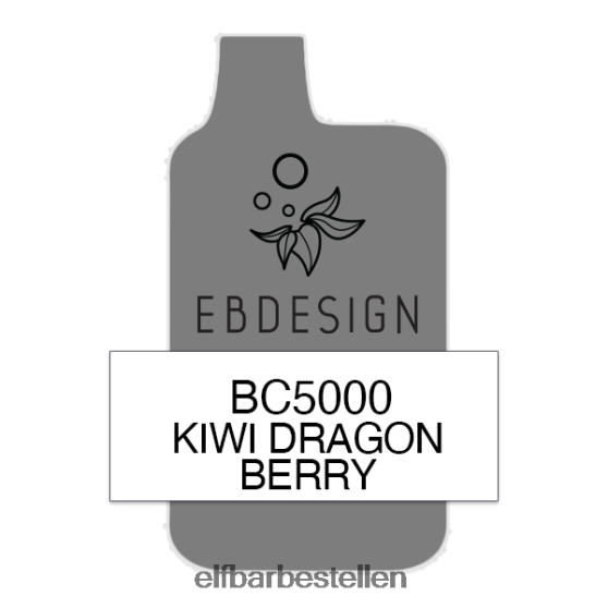 ELFBAR- 4PZ460292Kiwi Dragon Berry 5000 consument - enkelvoudig elf bar pods bestellen