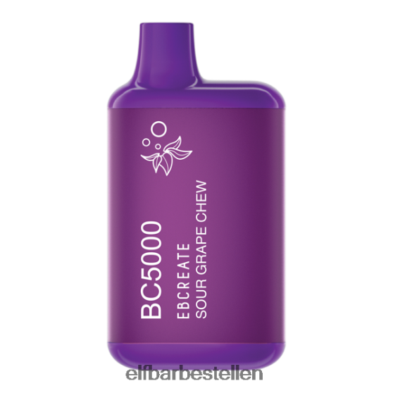 ELFBAR- 4PZ460302zure druivenkauw ebcreate bc5000 thermische editie consument - 50 mg - enkelvoudig elf bar 5033 bestellen