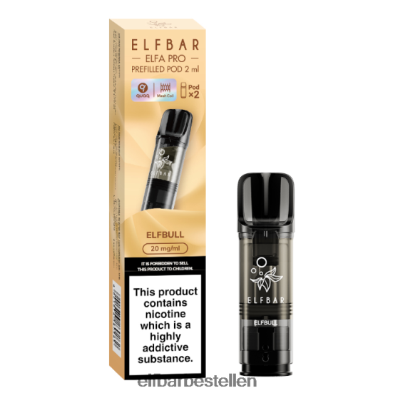 ELFBAR- 4PZ460101 elf turbo elfa pro voorgevulde peulen - 20 mg - 2 stuks elf bar bestellen nederland