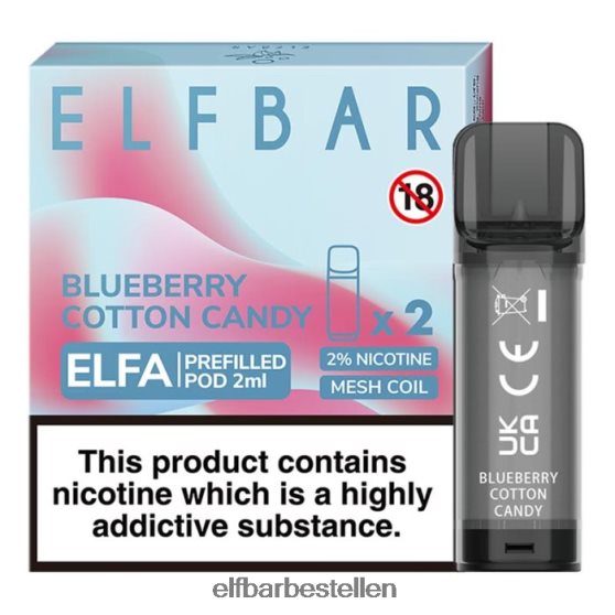 ELFBAR- 4PZ460109 cola elfa voorgevulde capsule - 2 ml - 20 mg (2 stuks) elf bar bestellen