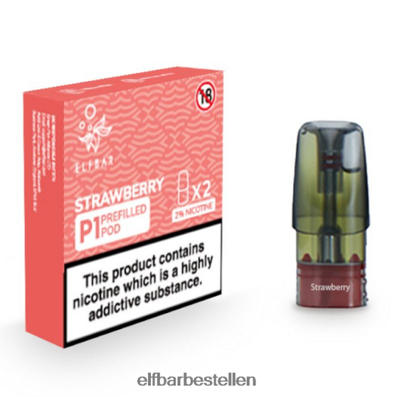 ELFBAR- 4PZ460146 aardbei mate 500 p1 voorgevulde peulen - 20 mg (2 stuks) elf bar bestellen nederland
