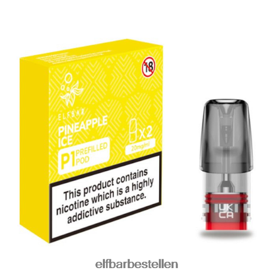 ELFBAR- 4PZ460151mate 500 p1 voorgevulde peulen - 20 mg (2 pakjes) ananasijs elf bar ohne nikotin bestellen
