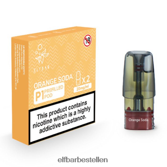 ELFBAR- 4PZ460155mate 500 p1 voorgevulde peulen - 20 mg (2 pakjes) sinaasappelsoda elf bar bestellen nederland