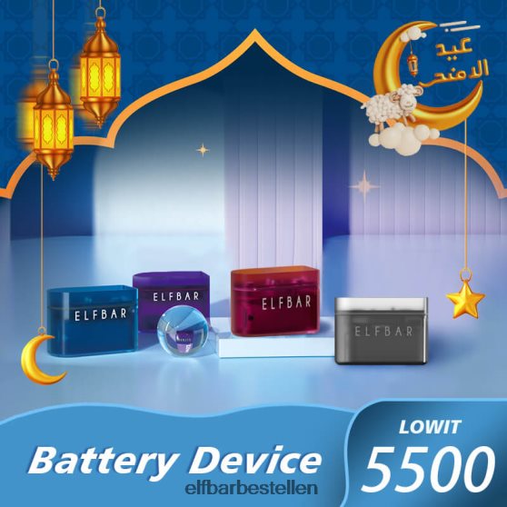 ELFBAR- 4PZ460398 zwart lowit voorgevuld pod-batterijapparaat elf bar bestellen nederland
