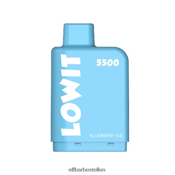 ELFBAR- 4PZ460425 bosbessen ijs voorgevulde podkit lowit 5500 2%nic elf bar bestellen nederland