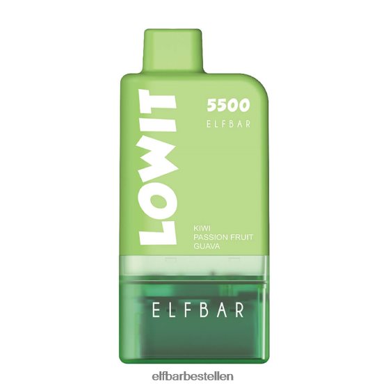 ELFBAR- 4PZ460426 kiwi-passievrucht-guave voorgevulde podkit lowit 5500 2%nic elfbar bestellen