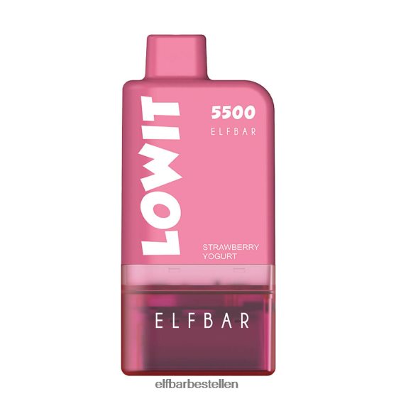 ELFBAR- 4PZ460427 aardbeien ijs voorgevulde podkit lowit 5500 2%nic elf bar pods bestellen