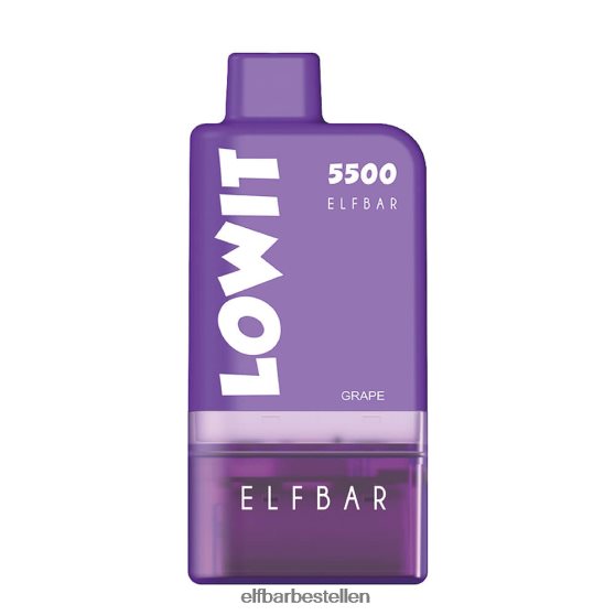 ELFBAR- 4PZ460430 druif voorgevulde podkit lowit 5500 2%nic elf bar ohne nikotin bestellen