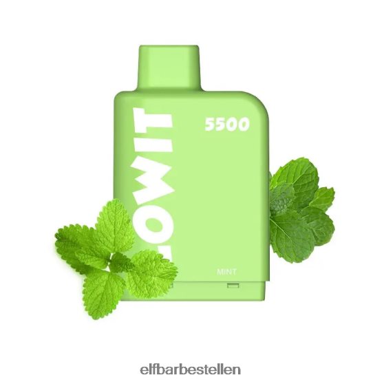 ELFBAR- 4PZ460443 munt voorgevulde pod lowit 5500 soesjes 2%nic elf bar bestellen nederland