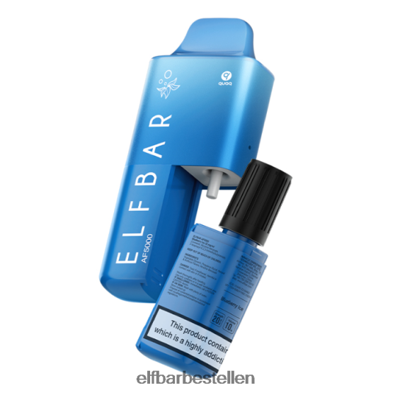 ELFBAR- 4PZ46055 bosbessen ijs af5000 voorgevulde kit - 20 mg elf bar bestellen