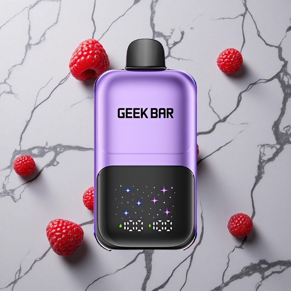 Druif & Framboos GEEK BAR 2GO Two Series 50000 Puffs Interactive Groot Scherm wholesale Netherlands
