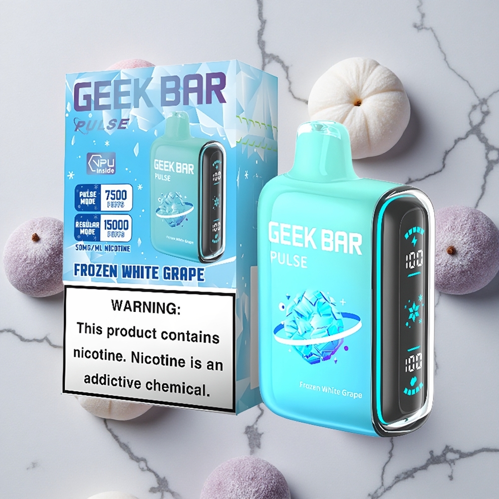 Frozen-editie Geek Bar Pulse 15000 Puffs (16ML Vloeistof, 5% Nicotine) wholesale Netherlands
