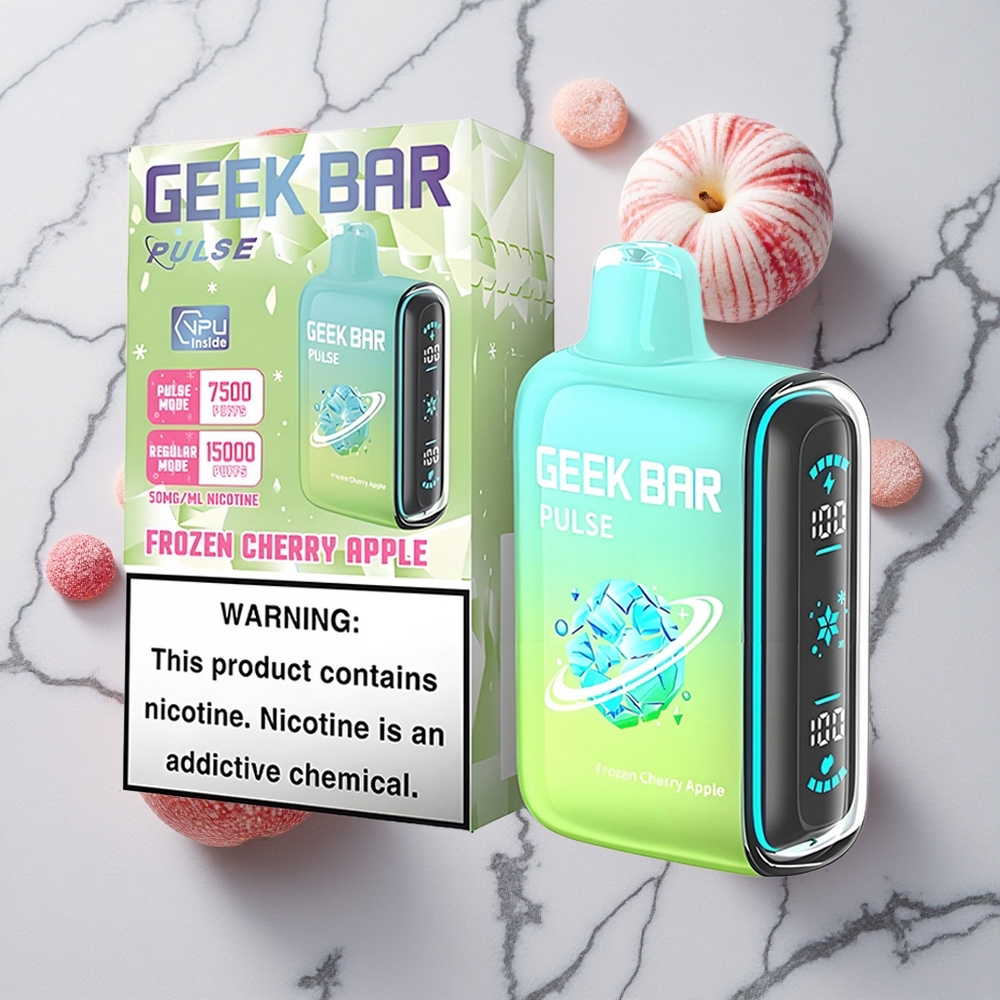 Frozen-editie Geek Bar Pulse 15000 Puffs (16ML Vloeistof, 5% Nicotine) wholesale Netherlands