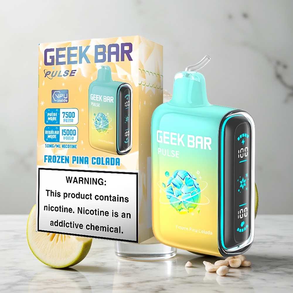 Frozen-editie Geek Bar Pulse 15000 Puffs (16ML Vloeistof, 5% Nicotine) wholesale Netherlands