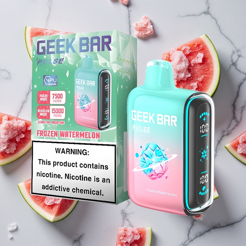 Frozen-editie Geek Bar Pulse 15000 Puffs (16ML Vloeistof, 5% Nicotine) wholesale Netherlands