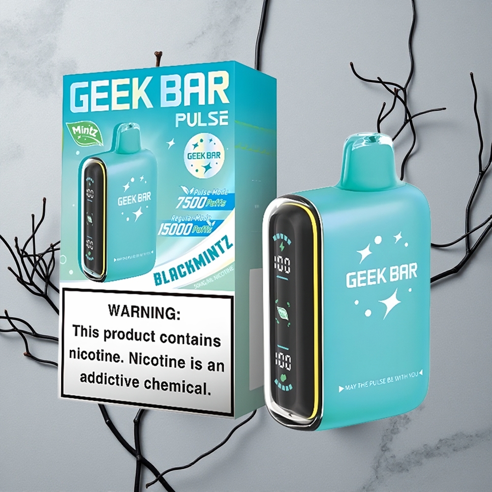Mint Editie Geek Bar Pulse 15000 Puffs Met 16ML Vloeistof & USB Type-C wholesale Netherlands