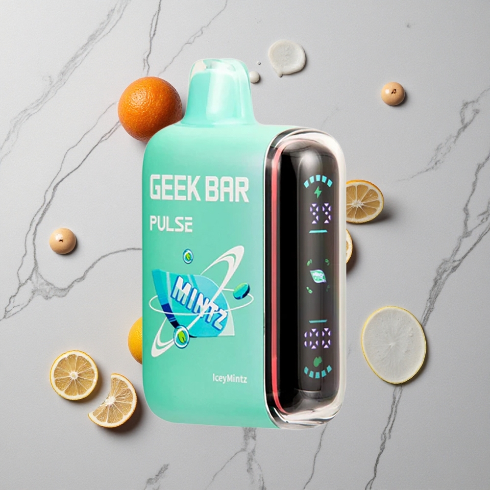 Mint Editie Geek Bar Pulse 15000 Puffs Met 16ML Vloeistof & USB Type-C wholesale Netherlands
