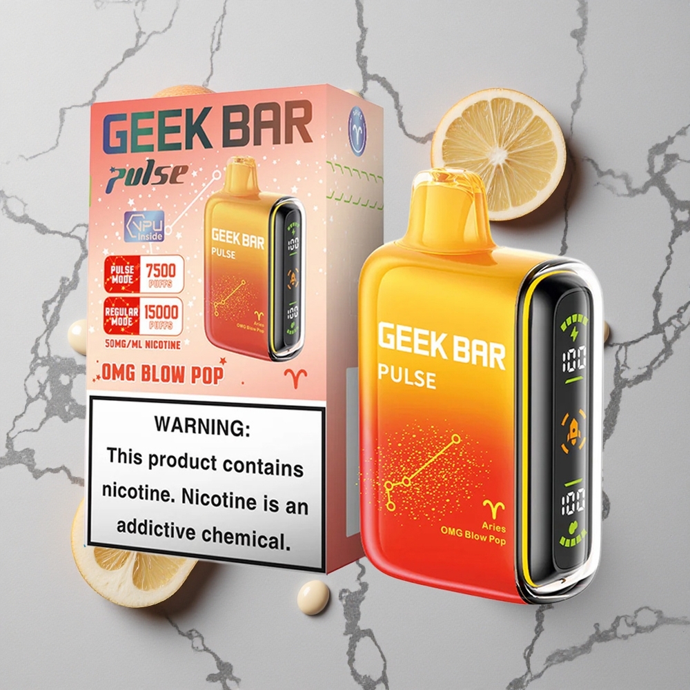 Zodiac-editie Geek Bar Pulse 15000 Puffs 16ML E-liquid 5% Nicotine wholesale Netherlands