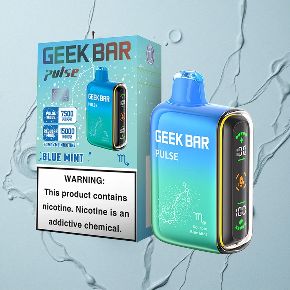 Zodiac-editie Geek Bar Pulse 15000 Puffs 16ML E-liquid 5% Nicotine wholesale Netherlands