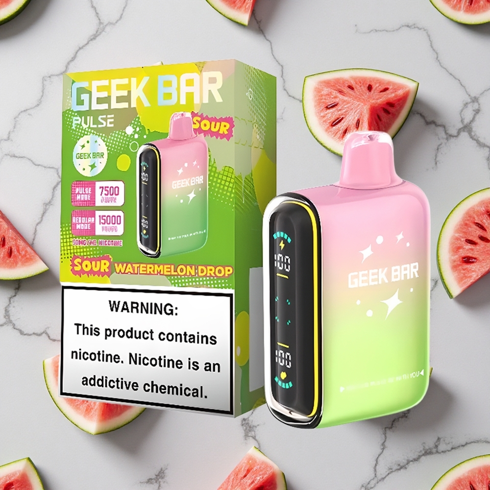 Zure editie Geek Bar Pulse 15000 Puffs Met Instelbare Luchtstroom wholesale Netherlands
