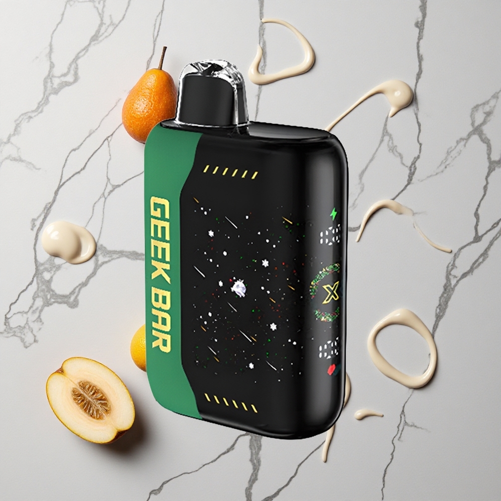 Kersteditie Geek Bar Pulse X 25000 Puffs Wegwerp Vape met 18mL Pre-filled E-Liquid & USB Type-C Oplaadpoort wholesale Netherlands