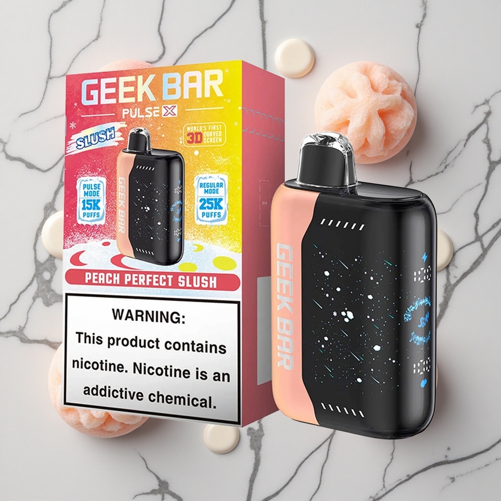 Slush Editie Geek Bar Pulse X 25000 Puffs met 18mL Pre-gevulde E-Liquid & USB Type-C Oplaadpoort wholesale Netherlands