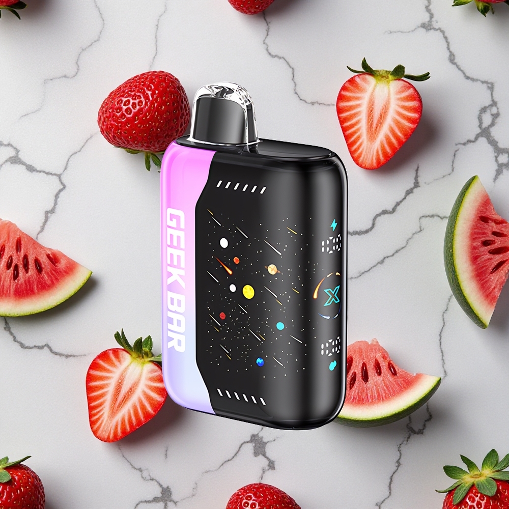 Aardbei Watermeloen GEEK BAR Pulse X 42K Puffs Meteor Editie Dual Mesh Coil wholesale Netherlands